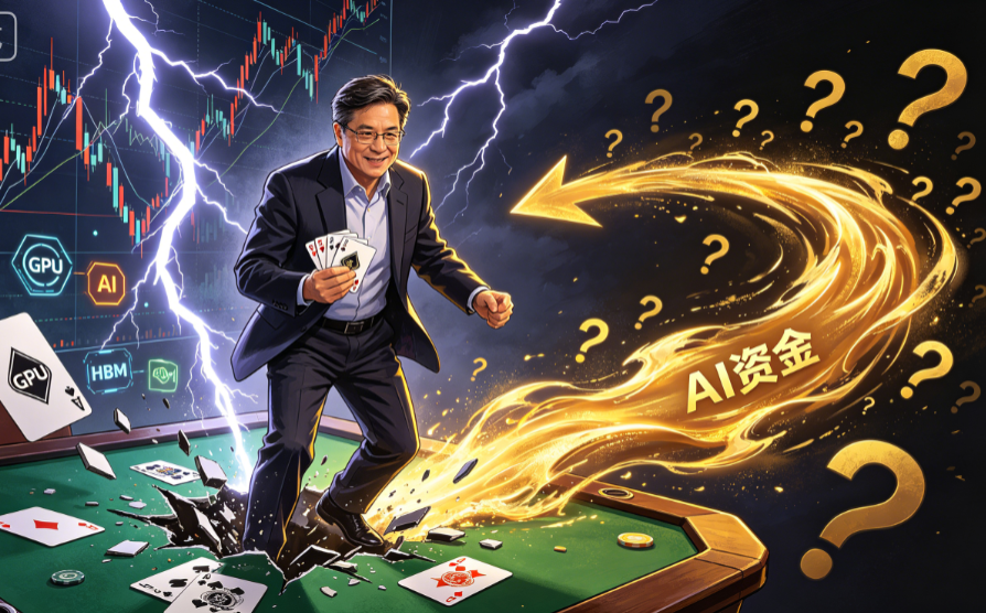 芯片股血洗后，黄仁勋还剩几张王牌？AI资金正在换方向